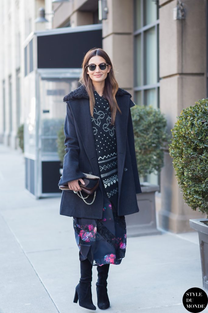 lily-aldridge-layered-outfit